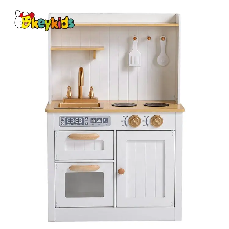 Set Permainan Memasak Anak-anak, Kayu Putih W10C491