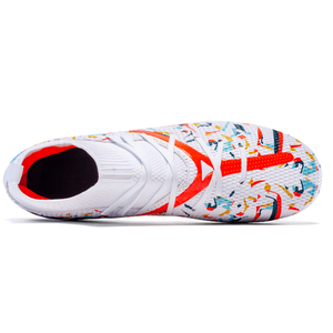 Logotipo personalizado fútbol Spikes Hombre mujer adulta estudiantes uso al aire libre <span class=keywords><strong>de</strong></span> zapatos <span class=keywords><strong>de</strong></span> fútbol <span class=keywords><strong>de</strong></span> entrenamiento profesional transpirables antideslizantes - Product Image 2