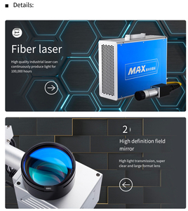 30 Wát 50 Wát 100 wát Máy tính để bàn sợi Laser đánh dấu máy <span class=keywords><strong>CNC</strong></span> <span class=keywords><strong>Engraver</strong></span> cho tất cả các kim loại thép không gỉ nhôm Brass đồng vàng bạc - Product Image 3