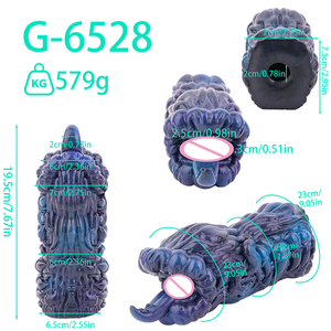 Nuevo masturbador de fantasía con orificio bucal alienígena, fácil de limpiar, vagina apretada, entrenador de pene de silicona con un solo orificio, vagina de bolsillo para adultos. - Product Image 6