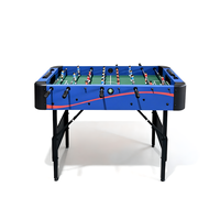 Table de baby-foot standard personnalisable SZX 4 FT en MDF avec retour de balle aux extrémités, en PVC laminé, unisexe, pour enfants