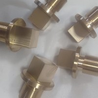 Bouchons hexagonaux en laiton Longfan sur mesure M10, usinés avec précision, pour connexion filetée, embouts vierges, Chine Zhejiang Industriel