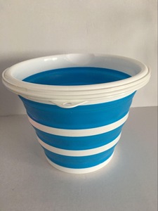 Portable <strong>Folding</strong> Plastic <strong>Bucket</strong> 10 Liter Thick Silicone <strong>Bucket</strong> Car Fishing Washing <strong>Bucket</strong> Living Room Camouflage Can Carry Home - Product Image 6