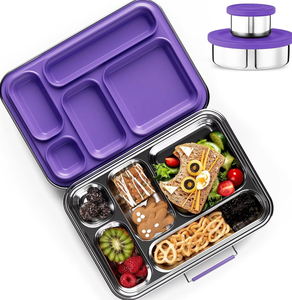 Boîte à lunch pour enfants en acier inoxydable, pour la rentrée scolaire, OEM, boîte à lunch pour enfants - Product Image 1