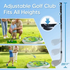Ensemble de jeu de golf gonflable en PVC pour piscine, green de golf flottant avec balles adhésives, idéal pour les fêtes estivales en jardin, cadeau d'anniversaire pour la famille - Product Image 5