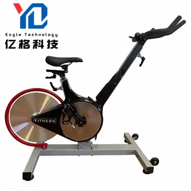 YG-S017 Gym kebugaran sepeda berputar magnetik halus sepeda berputar stasioner dalam ruangan bersepeda sepeda latihan