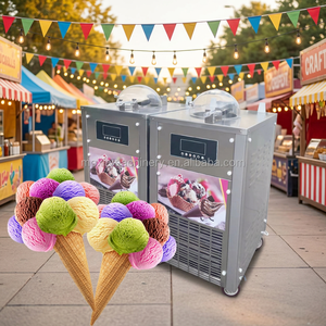 Moxin Pozzetti Macchina Automatica per Gelato, Yogurt e Granita, Nuova, 2 Cilindri, Congelatore Commerciale a Colonna - Product Image 2