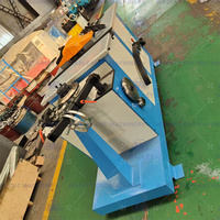 Machine automatique de pliage de tubes en spirale pour conduits d'air ronds, avec moteur hydraulique, pour la fabrication de coudes (type Shrimp)