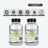 Capsules de Turkesterone HDK OEM ODM, complément sportif naturel pour la croissance musculaire anabolique, la force et la récupération, marque privée