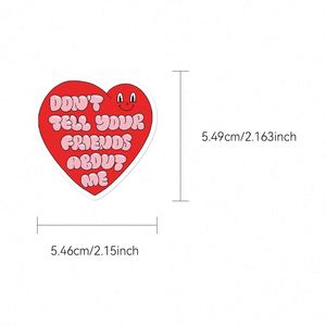 Inspirational English Graffiti Stickers 50Pcs Waterproof PVC DIY 'No Internal Strife' Decals for Laptop Office School Supplies - Product Image 3