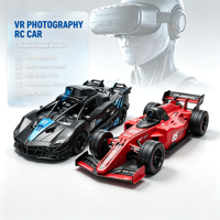 Auto de Carreras RC 2.4G con Cámara HD FPV, Vista en Primera Persona VR, Control Remoto, Auto de Carreras F1, Juguete Recargable para Niños, Regalo
