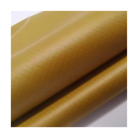 100% nylon imperméable 30D ripstop tissu presse poli enduit PU pour veste extérieure vers le bas manteau hamac