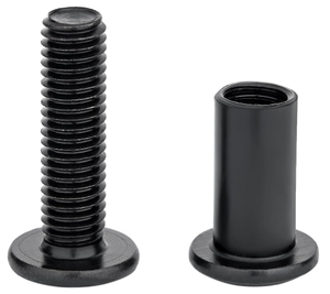 Black Carbon Steel Metric Pan Head <b>Screws</b> Coarse Thread Class 8.8 10mm Cap Diameter - Product Image 2