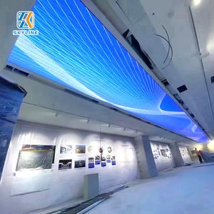 Film ignifuge <span class=keywords><strong>B1</strong></span> sur mesure avec cadre en aluminium pour boîte à lumière LED, plafond tendu, décoration couleur intégrale - Product Image 3