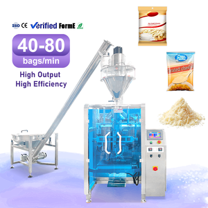 Machines d'emballage verticales entièrement automatiques produites en Chine, machines de remplissage et d'emballage de poudre d'amande, de poudre de protéines - Product Image 1