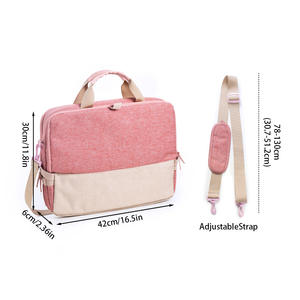 Maletín para Portátil de 15.6 Pulgadas, Modelo Nuevo, Bolso de Mano para Hombre, Impermeable, de Poliéster Oxford, con Cremallera, para Trabajo, Negocios, Viajes, Computadora - Product Image 2