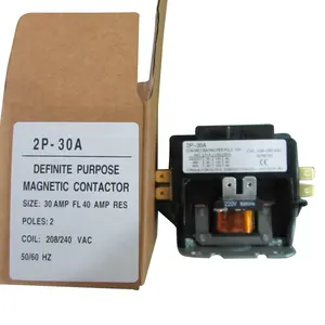 220V廉价空调2极30A电磁接触器HCK3-25/2 P