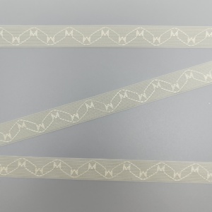 16mm Width Eco-Friendly Non-Elastic Waistband <b>Webbing</b> With LOGO Non-Elastic <b>Webbing</b> Ribbon Strap for Decor Sewing Nylon Band - Product Image 4