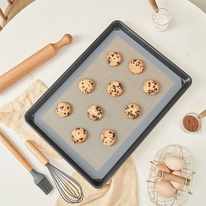 Tapete de Silicona Rectangular Antiadherente con <span class=keywords><strong>Molde</strong></span> para Galletas, Impreso Personalizado, para Uso en la Cocina - Product Image 2