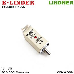 ฟิวส์ลิงค์แบบสองขั้ว E LINDER รุ่น NH ขนาด 000 NH000 NT000 gG GL คลาส 500V ตั้งแต่ 16A ถึง 100A ได้รับการรับรองมาตรฐาน CE CB แรงดันต่ำ LV HRC - Product Image 2