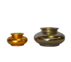 Jarrón de Aluminio Dorado de Lujo Moderno y Exclusivo de Primera Calidad para Centro de Mesa, Decoración de Fiestas y Bodas - Product Image 3