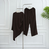 Collection de mode musulmane 2026 : Ensemble Abaya Dubaï, Grossiste et Fabricant d'Abayas, Ensemble 2 pièces, Tenue Tendance Style Moderne