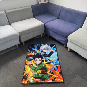 Hunter X Huner Anime moquette e <span class=keywords><strong>tappeto</strong></span> <span class=keywords><strong>per</strong></span> soggiorno <span class=keywords><strong>grande</strong></span> Caustom qualsiasi Design soffice tappetini trapuntati - Product Image 1