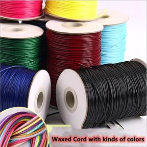 Cordon en polyester ciré coloré de 5 mm et 3 mm pour emballage, en chanvre et jute, prix de gros - Product Image 2