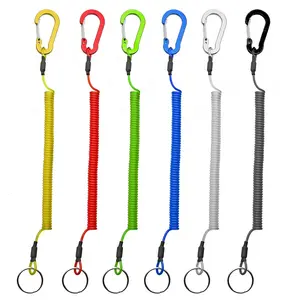 五颜六色的不锈钢，合金安全绳丝盘绳用于钳子抓手钓鱼工具挂绳配件