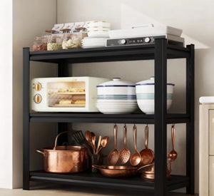 Vente flash Nouveau style Étagère de rangement multifonctionnelle <span class=keywords><strong>pour</strong></span> <span class=keywords><strong>four</strong></span> à <span class=keywords><strong>micro</strong></span>-<span class=keywords><strong>ondes</strong></span>, pot, bol, cuisine, sur pied, multi-niveaux - Product Image 4