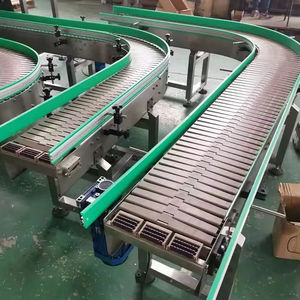 नई क्षैतिज भोजन फ्लैट प्लास्टिक बेल्ट स्टेनलेस स्टील टेबल टॉप चेन कन्वेयर के लिए कन्वेयर - Product Image 3