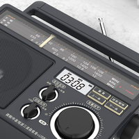 Radio Vintage con Reproductor MP3, Ranura para Tarjeta USB/SD/TF, Multibanda, Venta Directa de Fábrica, Hecho en China
