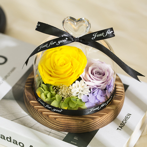 การชาร์จพลังงานแสงแบบจีนนำโชค,มือโบกทองกวักมือแมวนำโชคดอกไม้ที่เก็บรักษาไว้ Maneki By - Product Image 4