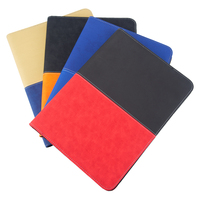 Faux cuir A4 portefeuille dossiers, porte-documents dossier fermeture éclair Padfolio avec mémo, étui portefeuille en cuir recyclé