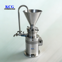 Broyeur Colloïdal Vertical Sanitaire, Équipement de Broyage à Moteur en Acier Inoxydable 304/316, Capacité 100L, pour Équipement de Cuisson
