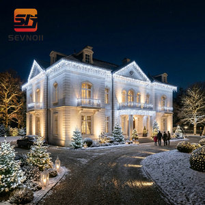 <span class=keywords><strong>Luces</strong></span> LED de Cortina Resistentes a Bajas Temperaturas, IP65 Impermeables, <span class=keywords><strong>Guirnaldas</strong></span> de <span class=keywords><strong>Luces</strong></span> para Exteriores, Decoración de Edificios para Festivales - Product Image 6