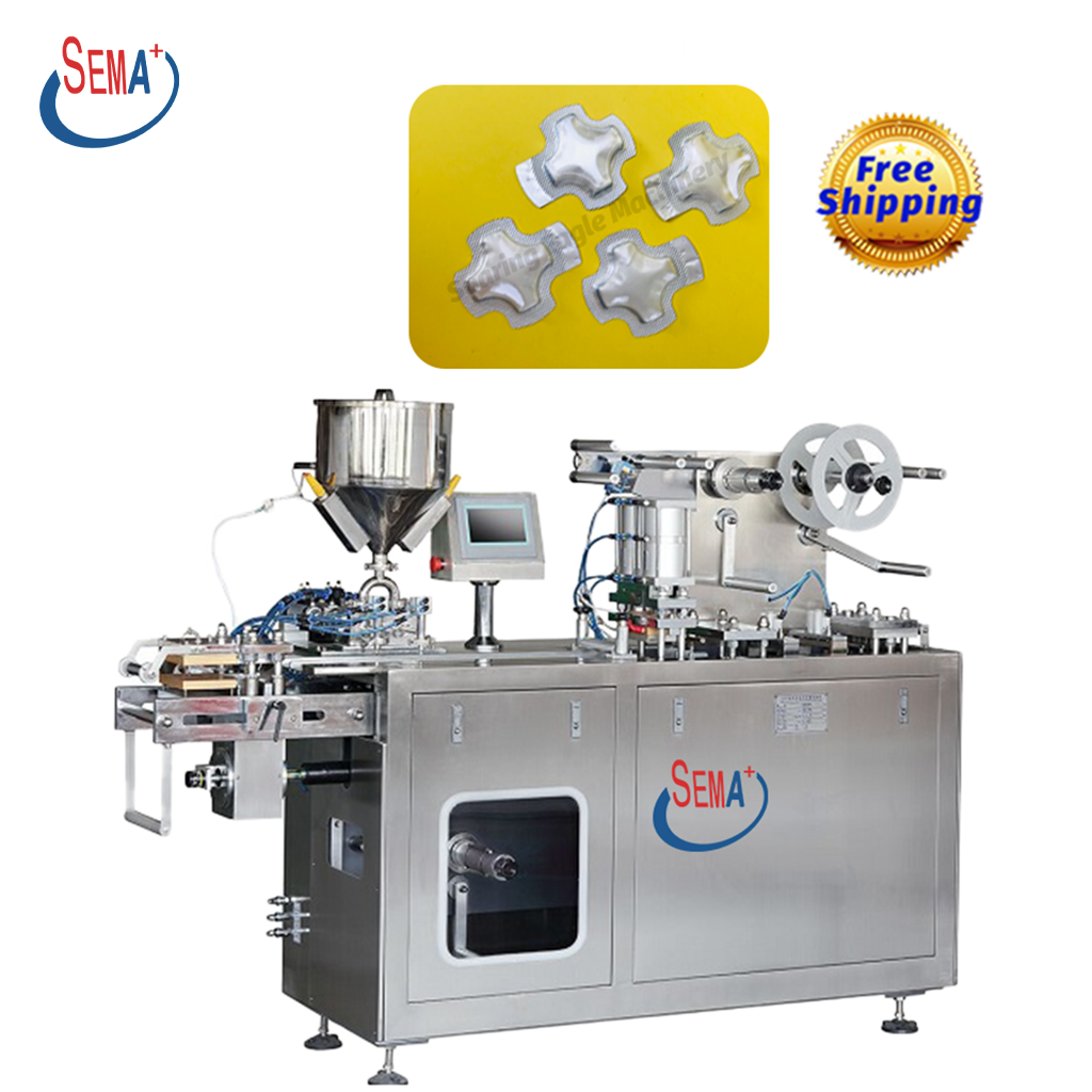 Машина для розлива масла в блистере, автоматическая маленькая машина для розлива медового соуса