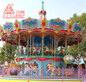 Carrusel de Caballos de Último Diseño para Parques Temáticos al Aire Libre, Atracción Popular en Ferias de Diversiones, en Venta - Product Image 1