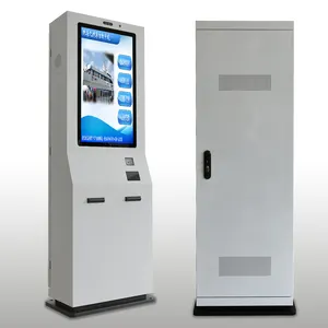 Anpassbarer 32-Zoll-Autowasch-Selbstbedienungskiosk Barzahlung im Freien wasserdicht Kiosk IP65 / IP54