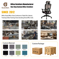 Fauteuil de bureau ergonomique moderne et portable avec dossier haut en maille, réglable en hauteur, pivotant, avec roulettes et support lombaire