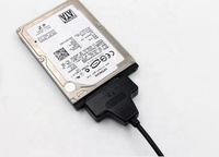 Cable Adaptador USB 2.0 SATA 7+15 22 Pines a USB 2.0 para Disco Duro de 2.5 Pulgadas para Ordenador Portátil