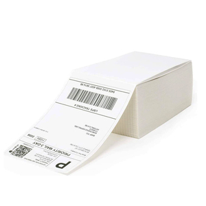 <span class=keywords><strong>Rollo</strong></span> Compatible 4 "X 6" Etiqueta de envío térmico directo 4X6 Etiquetas de pliegue térmico blanco - Product Image 1
