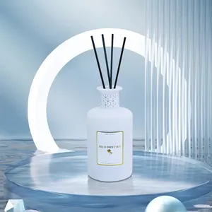 Custom Private Label Home Decor 200ml Luxury High Scented Perfume scents Fragrance Aroma 360 Reed Diffuser Difusores De Aroma