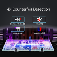 Machine à compter l'argent rechargeable P20, compteur de billets pas cher, UV MG IR, compteur de billets avec batterie MMK PKR
