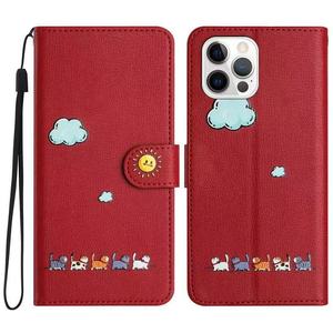 Funda de Teléfono Tipo Libro de Cuero con Diseño de Gato Anti-Caídas, Cierre Magnético con Carcasa Interior Anti-Golpes para iPhone 16 Pro <span class=keywords><strong>Max</strong></span> - Product Image 1