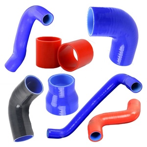 4 ply Polyester gia cố thẳng Silicone ống giảm tốc màu đen đỏ xanh intercooler Coupler - Product Image 6