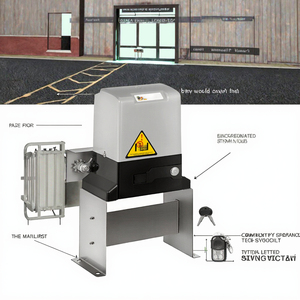 Opérateur de portail coulissant commercial moderne de haute qualité pour hôtels, avec construction en alliage d'aluminium moulé sous pression - Product Image 3