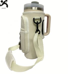 Fundas para vasos de 40 oz, cubiertas para vasos de coche, correas diagonales para el hombro, fundas para botellas de agua de material de buceo Ice King Cooler - Product Image 5
