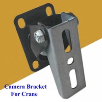 Gannyin petit support de caméra de vidéosurveillance en métal, réglage universel de la Rotation à 360 degrés pour accessoires de caméra de sécurité de grue de voiture