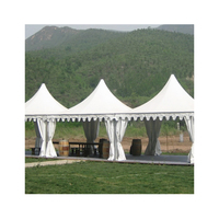 Tentes Pagode de Luxe en Aluminium à Prix d'Usine pour Mariages, Extérieures, Imperméables et Ignifuges, Tente Blanche pour Exposition en Plein Air